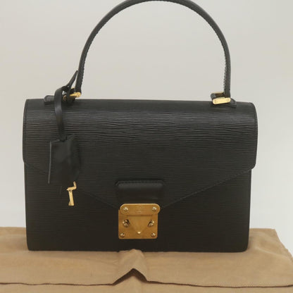 LOUIS VUITTON Epi Concorde Hand Bag Black M52132 LV Auth 35155