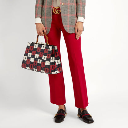 Gucci Nymphaea snakeskin tote