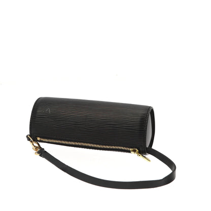 LOUIS VUITTON mini Papillon pochette in black Epi leather