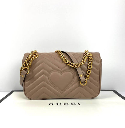 Gucci GG Marmont small cross-body bag flesh color