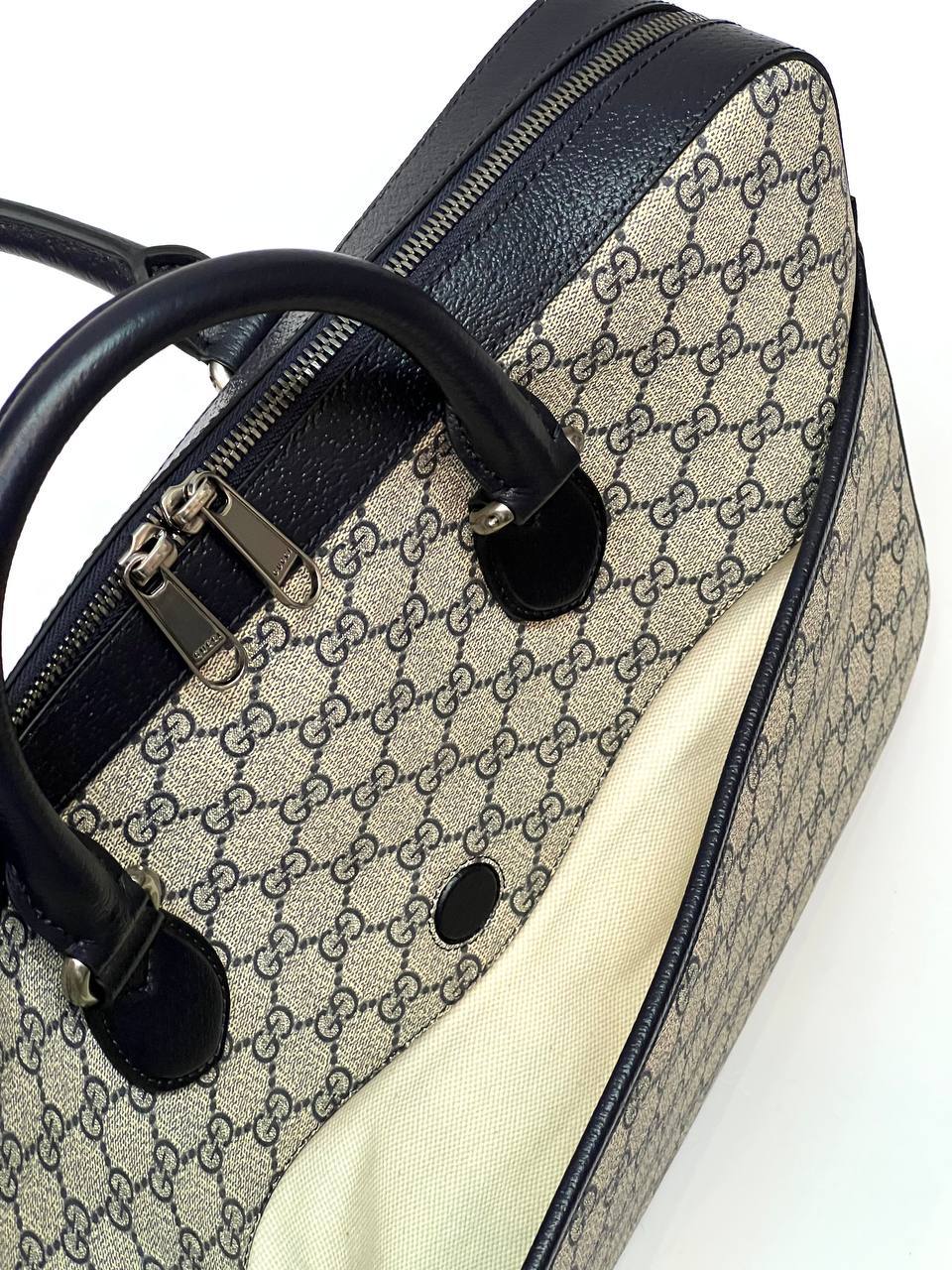 Gucci Business case with Interlocking G Men's blue