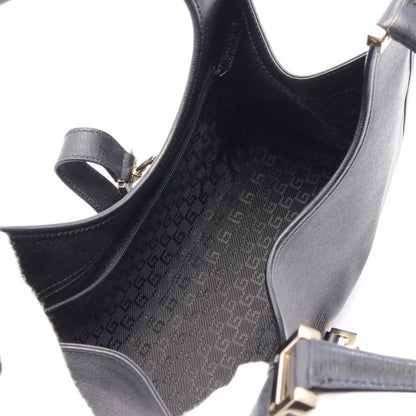 Gucci Jackie Handbag Leather Black