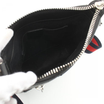 GUCCI GG Supreme Small Messenger bag Shoulder bag PVC leather black multicolor 881991