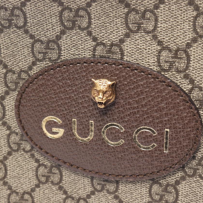 Gucci GG Supreme Neo Vintage Sherry Line Messenger Bag Shoulder Bag PVC Leather Multicolor 881605