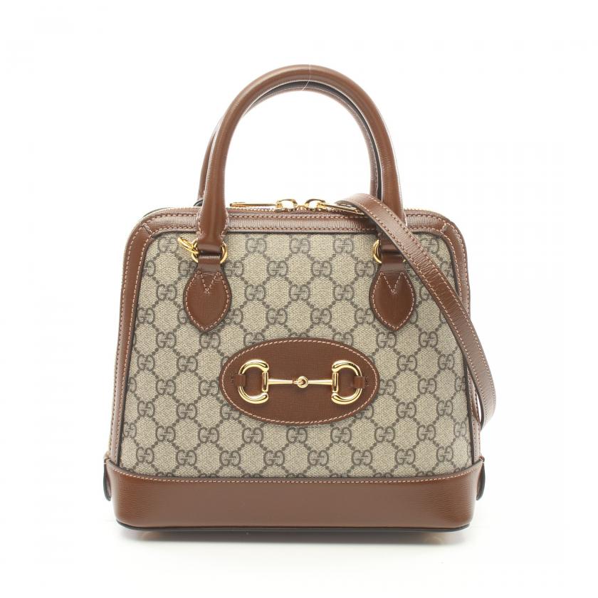 Gucci Horsebit 1955 Small Top Handle Bag GG Supreme Handbag 881535