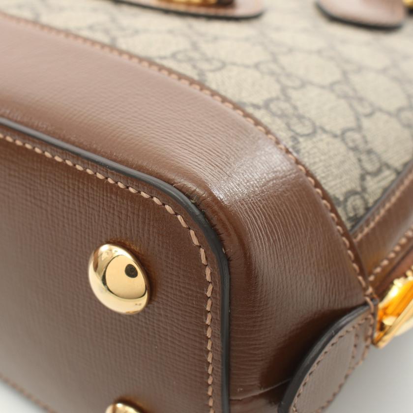 Gucci Horsebit 1955 Small Top Handle Bag GG Supreme Handbag 881535