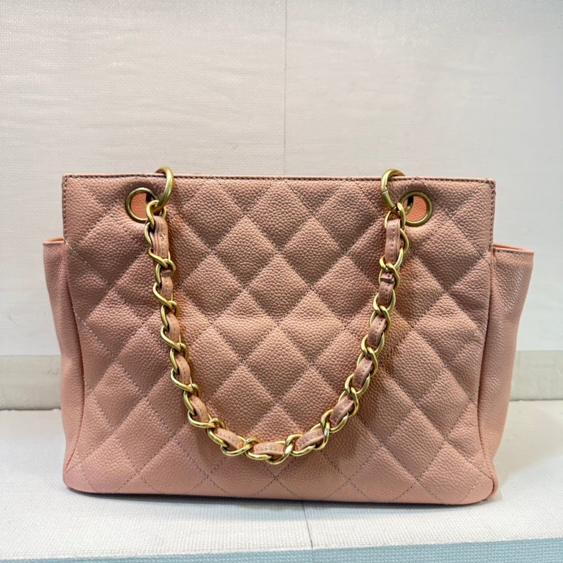 Chanel Caviar Leather Tote Bag