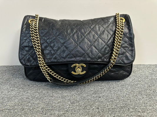 Chanel Classic Black Quilted Shoulder Bag
