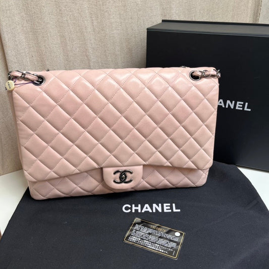 Chanel CF Maxi Pink Shoulder Bag