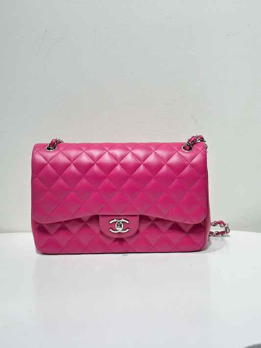 Chanel CF Flap Jumbo 19series Pink Shoulder Bag