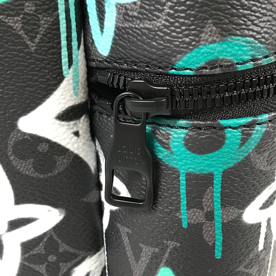 LOUIS VUITTON Monogram Eclipse Discovery Backpack PM M21395 Backpack