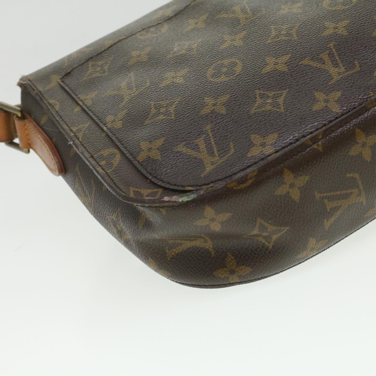 LOUIS VUITTON Monogram Saint Cloud GM Shoulder Bag M51242 LV Auth rd4280