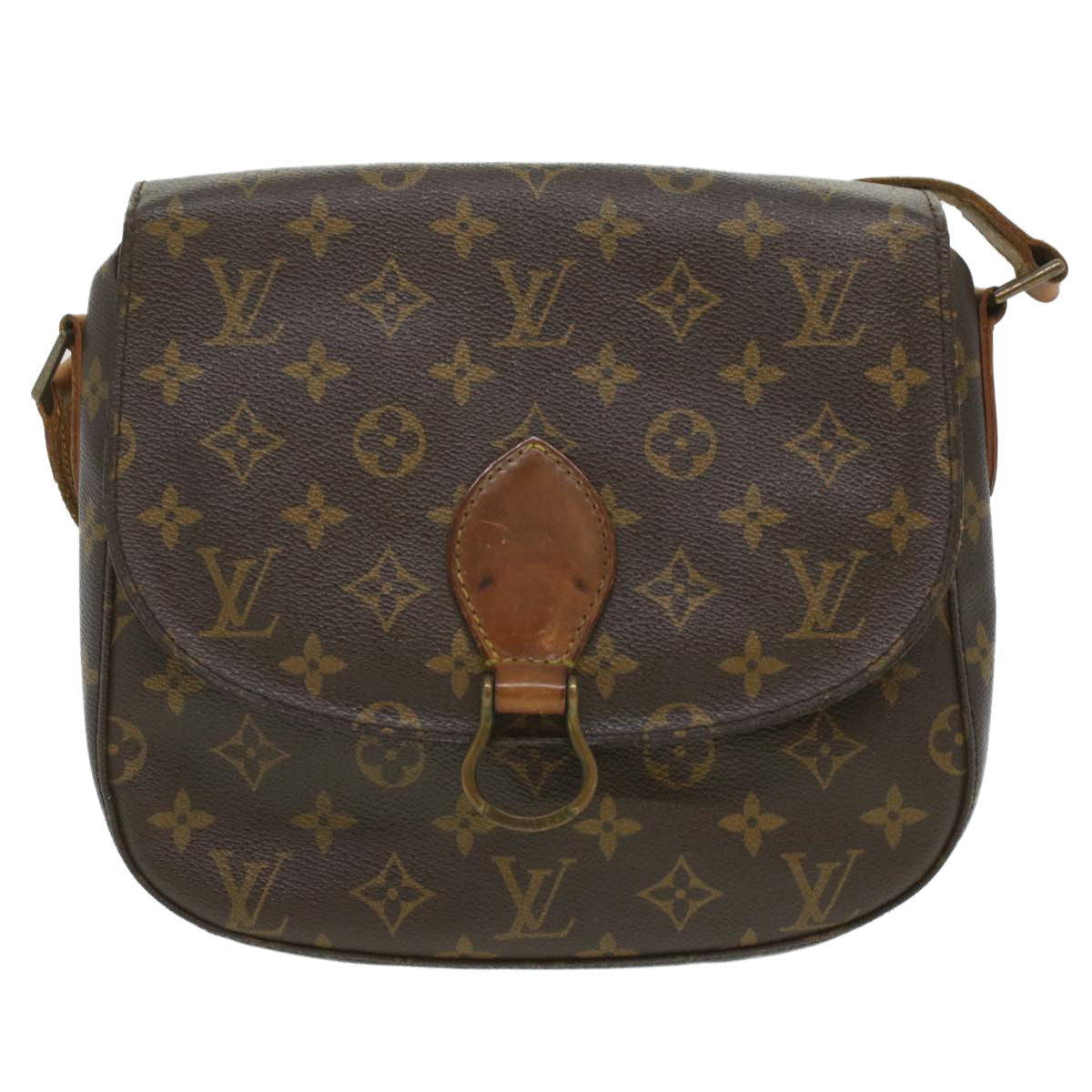 LOUIS VUITTON Monogram Saint Cloud GM Shoulder Bag M51242 LV Auth rd4280