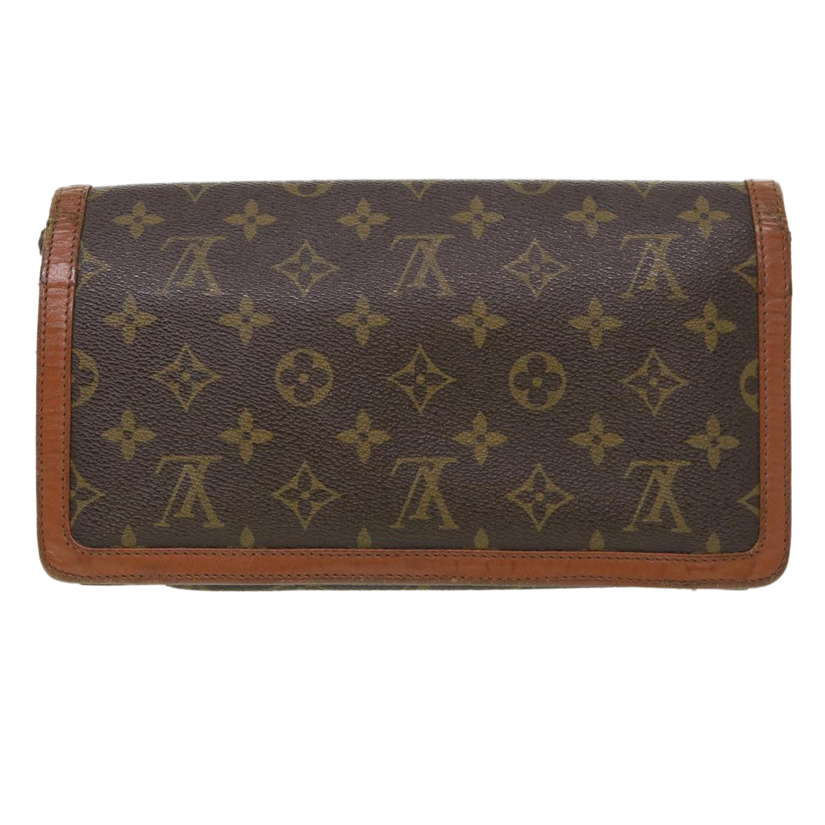 LOUIS VUITTON Monogram Pochette Dam PM Clutch Bag M51812 LV Auth rd4540