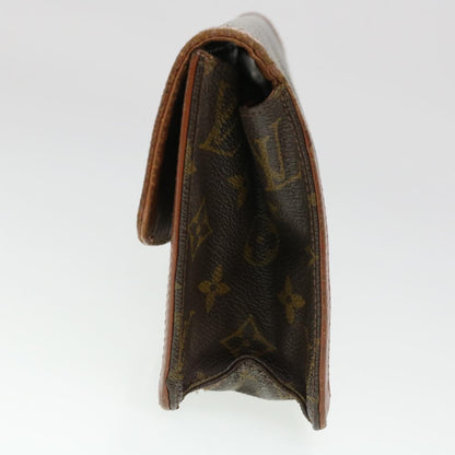 LOUIS VUITTON Monogram Pochette Dam PM Clutch Bag M51812 LV Auth rd4540