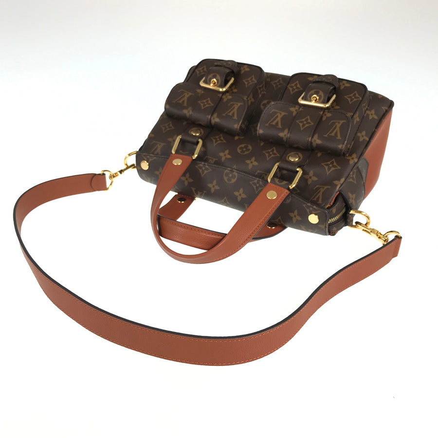 LOUIS VUITTON Monogram Manhattan M43481 Hand bag