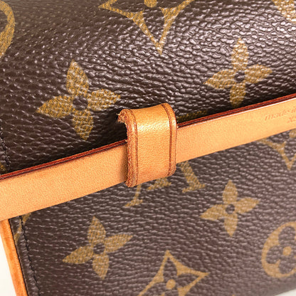 LOUIS VUITTON Monogram Pochette Florentine M51855 Waist pouch