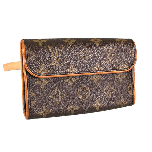 LOUIS VUITTON Monogram Pochette Florentine M51855 Waist pouch