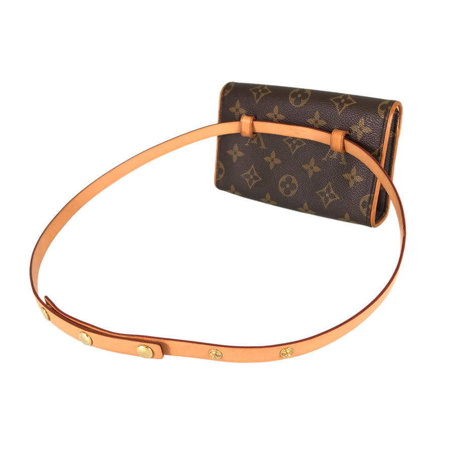 LOUIS VUITTON Monogram Pochette Florentine M51855 Waist pouch