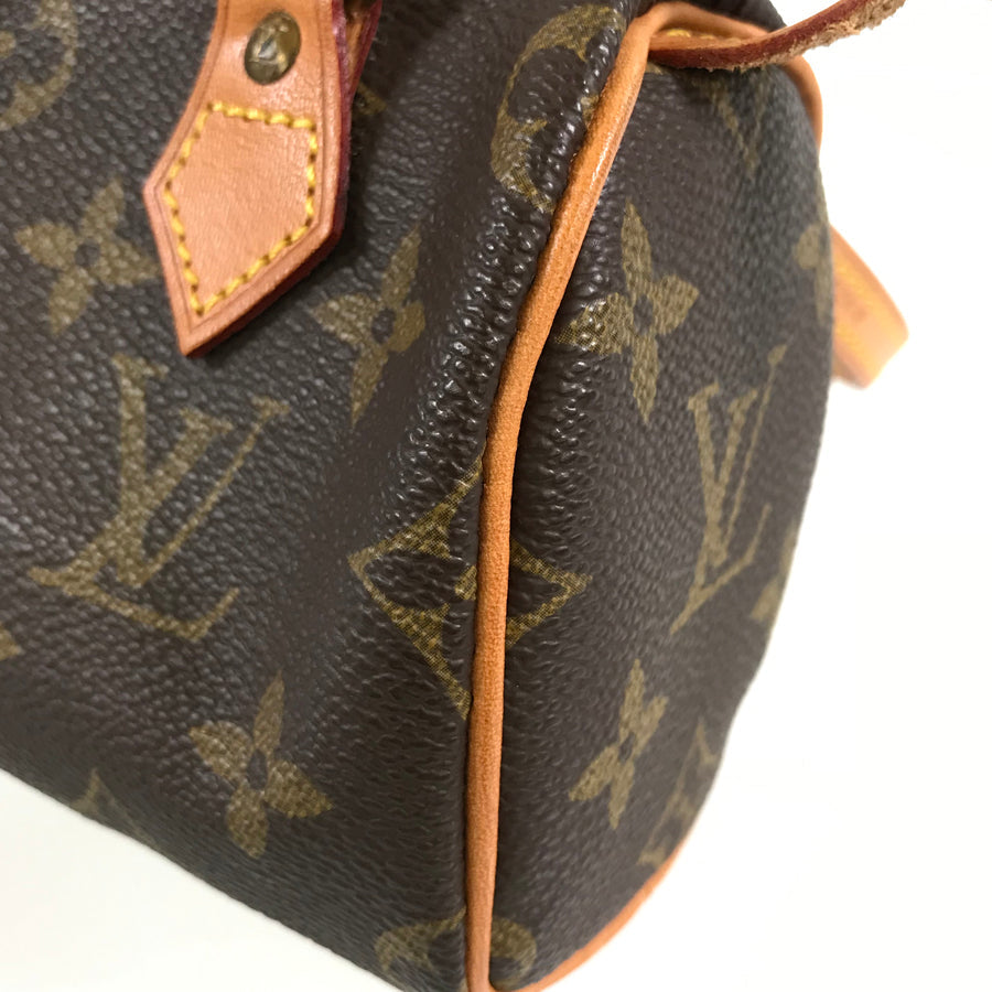 LOUIS VUITTON Monogram Mini Speedy M41534 Hand bag