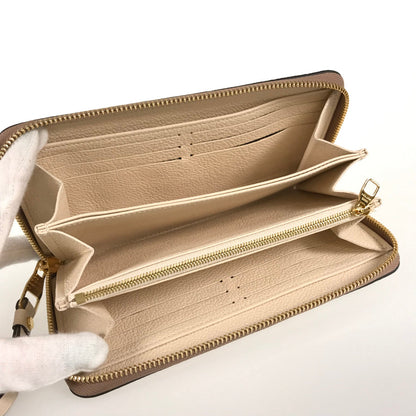 LOUIS VUITTON Bicolor Monogram Emplant Zippy Wallet purse Zip Around