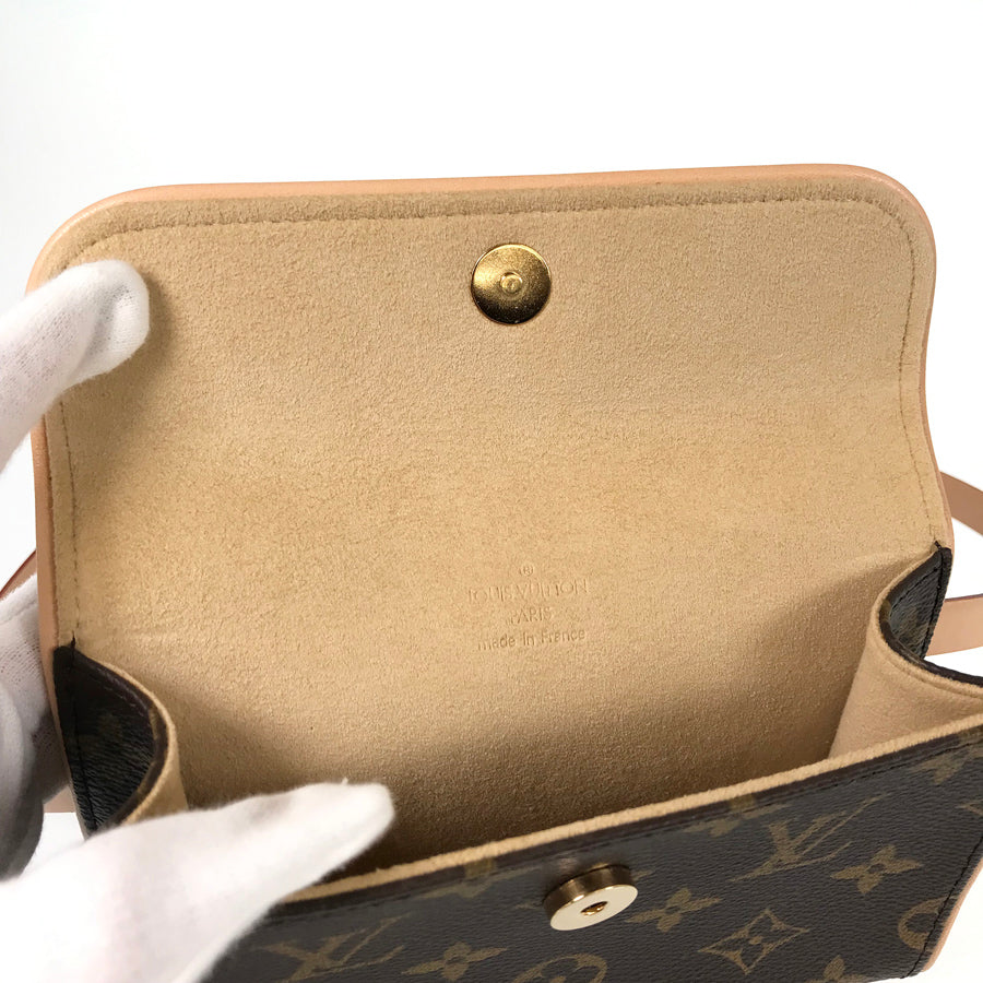 LOUIS VUITTON Monogram Pochette Florentine Waist pouch