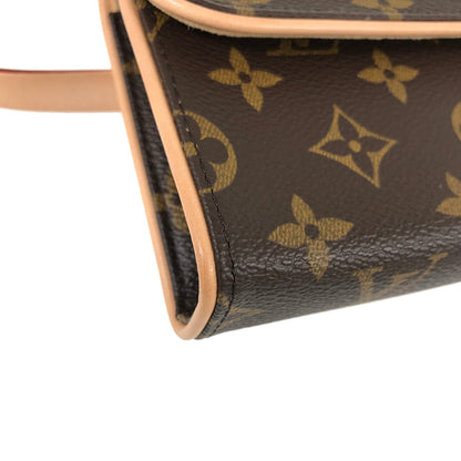 LOUIS VUITTON Monogram Pochette Florentine Waist pouch