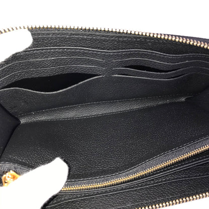LOUIS VUITTON Bicolor Monogram Emplant Zippy Wallet purse Zip Around