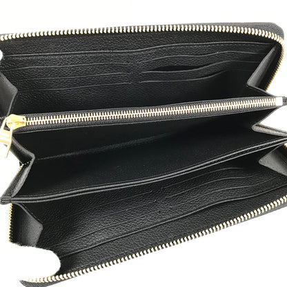 LOUIS VUITTON Bicolor Monogram Emplant Zippy Wallet purse Zip Around