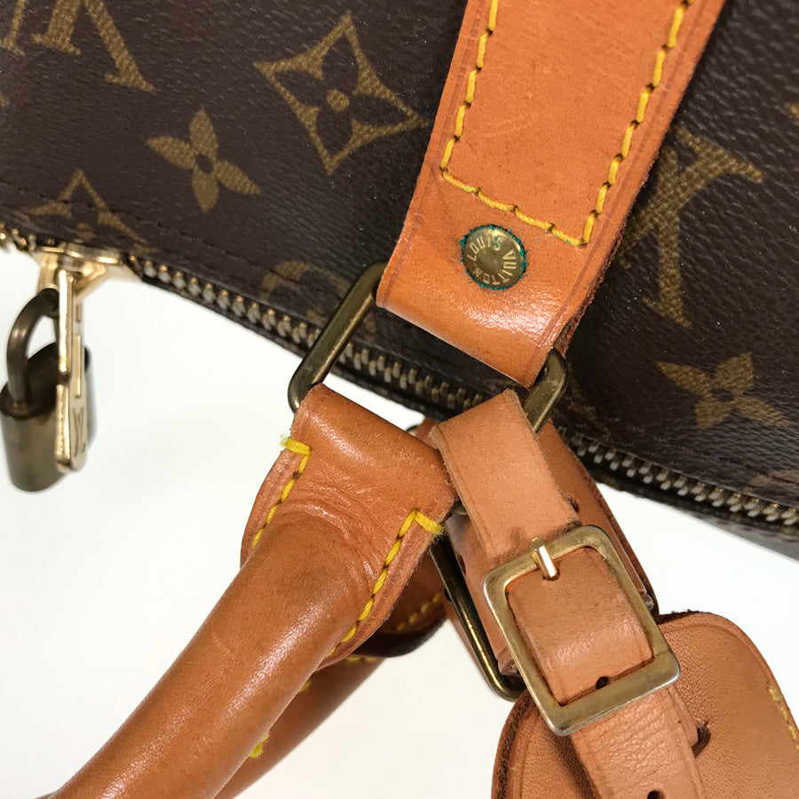 LOUIS VUITTON Monogram keepall Bandolier 55 Boston bag