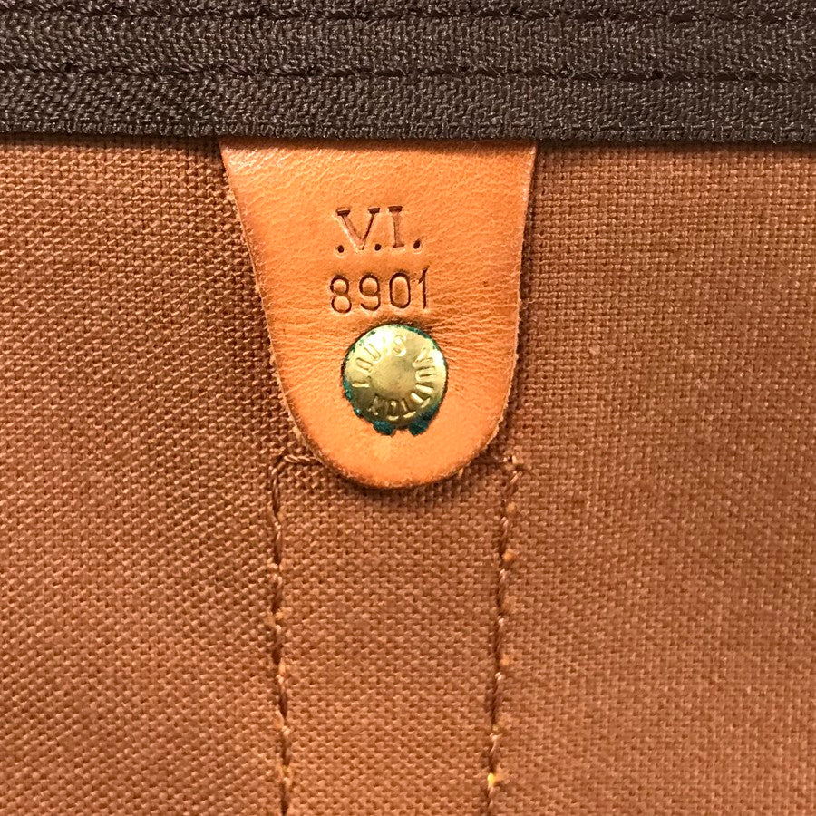 LOUIS VUITTON Monogram keepall Bandolier 55 Boston bag
