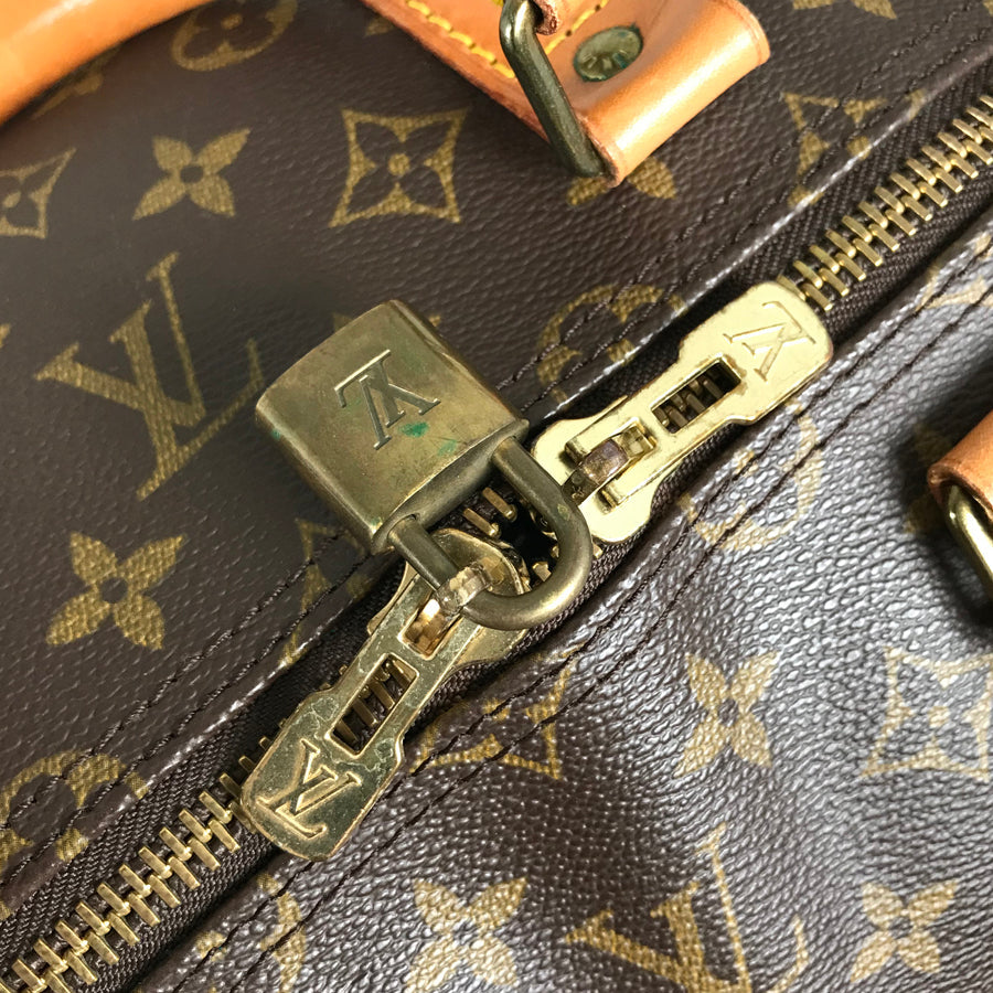 LOUIS VUITTON Monogram keepall Bandolier 55 Boston bag