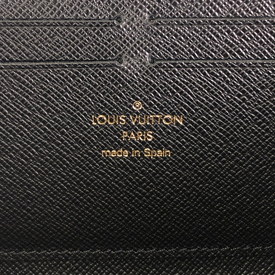 LOUIS VUITTON Monogram Reverse Portefeuille Clemence M82336 Long wallet Round zipper
