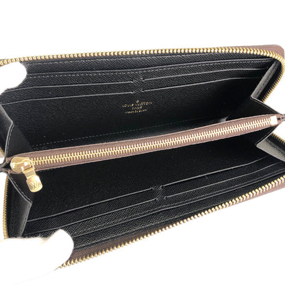LOUIS VUITTON Monogram Reverse Portefeuille Clemence M82336 Long wallet Round zipper