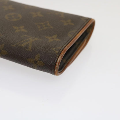 LOUIS VUITTON Monogram Pochette Twin GM Shoulder Bag M51852 LV Auth ro350