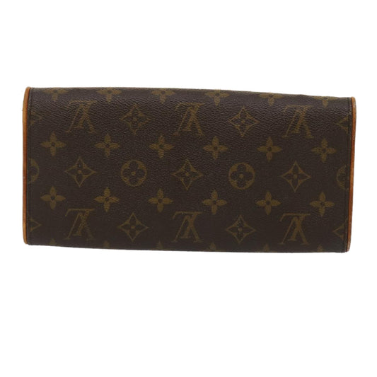 LOUIS VUITTON Monogram Pochette Twin GM Shoulder Bag M51852 LV Auth ro350