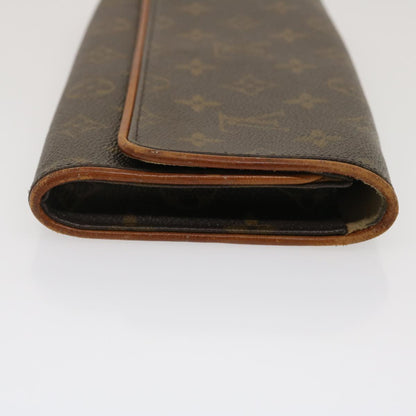 LOUIS VUITTON Monogram Pochette Twin GM Shoulder Bag M51852 LV Auth ro350