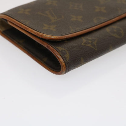 LOUIS VUITTON Monogram Pochette Twin GM Shoulder Bag M51852 LV Auth ro350
