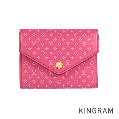 LOUIS VUITTON Nanogram Portefeiulle Victorine Tri-fold wallet