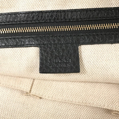 GUCCI Soho Interlocking G Fringe Tassel Chain Shoulder Bag