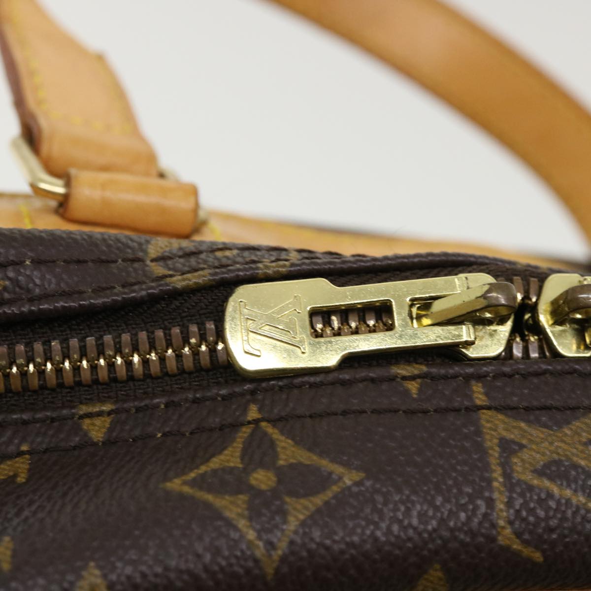 LOUIS VUITTON Monogram Excursion Hand Bag M41450 LV Auth rt060