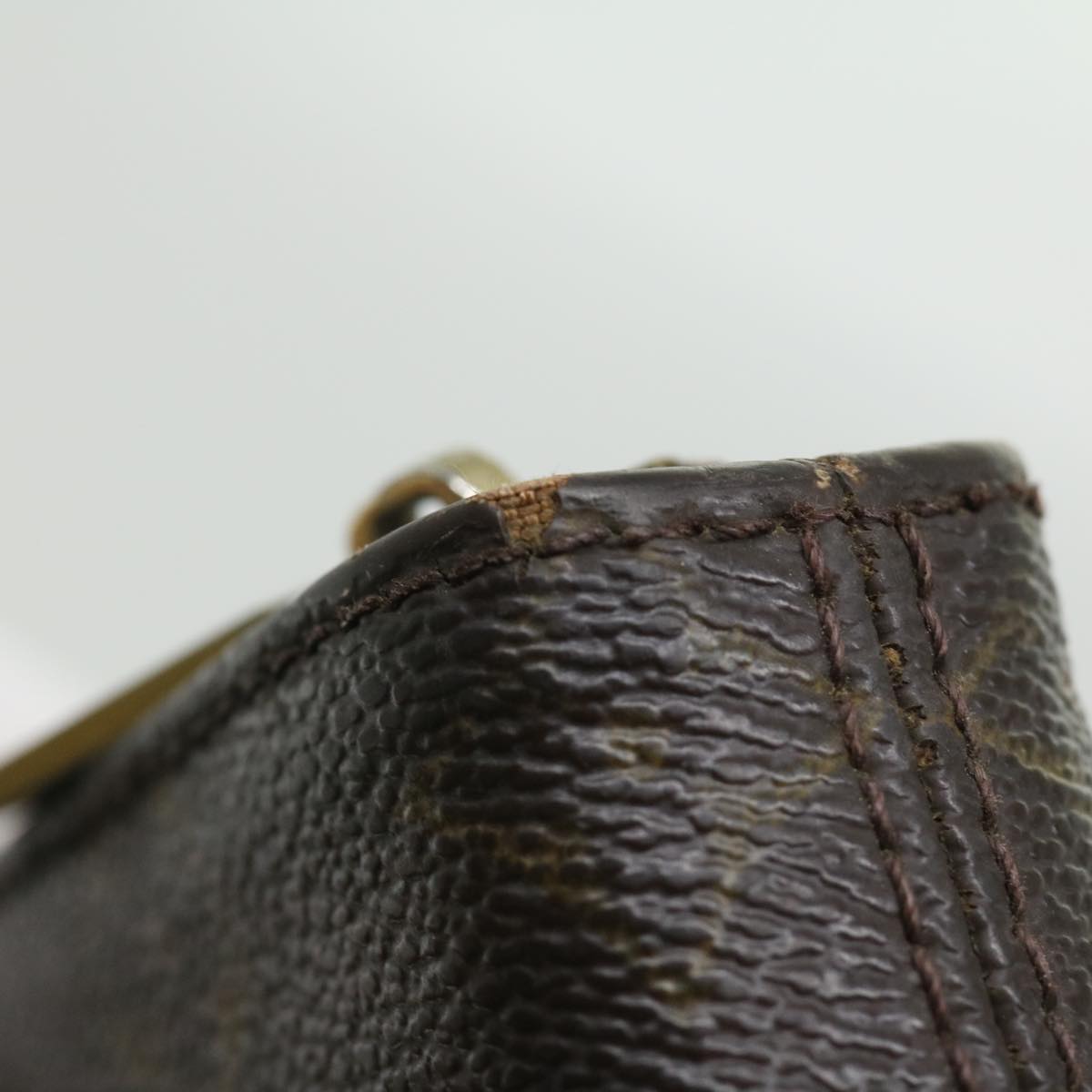 LOUIS VUITTON Monogram Cabas Mezzo Tote Bag M51151 LV Auth rz450