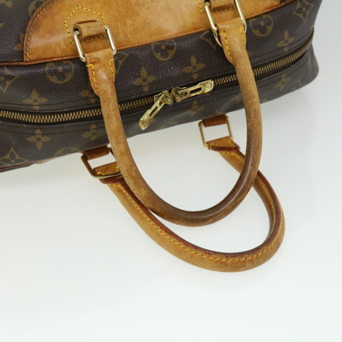 LOUIS VUITTON Monogram Deauville Hand Bag M47270 LV Auth rz519