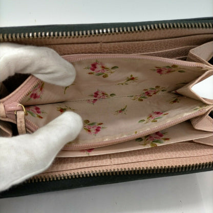 Gucci  Zippy  Black Leather Wallet