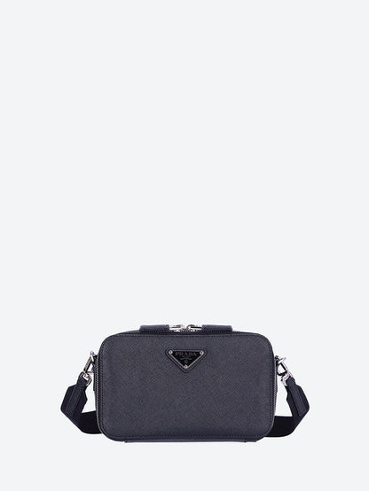 Prada Men Saffiano Travel Leather Handbag