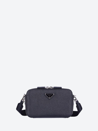 Prada Men Saffiano Travel Leather Handbag