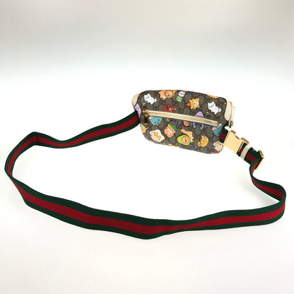 GUCCI Angela Nguyen Pikarar GG Supreme Animal Print Belt Bag Waist pouch