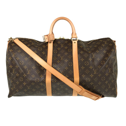 LOUIS VUITTON Monogram keepall Bandolier 55 M41414 Boston bag