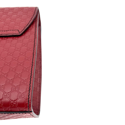 Emily Guccissima Red Leather Chain Shoulder Bag