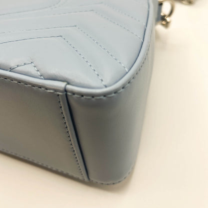 Gucci GG Azure Marmont Mini Matelassé Leather